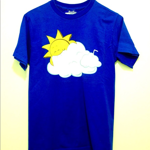 Threadless Shirt Partly Hungry Skies 2008 Small - Picture 1 of 2