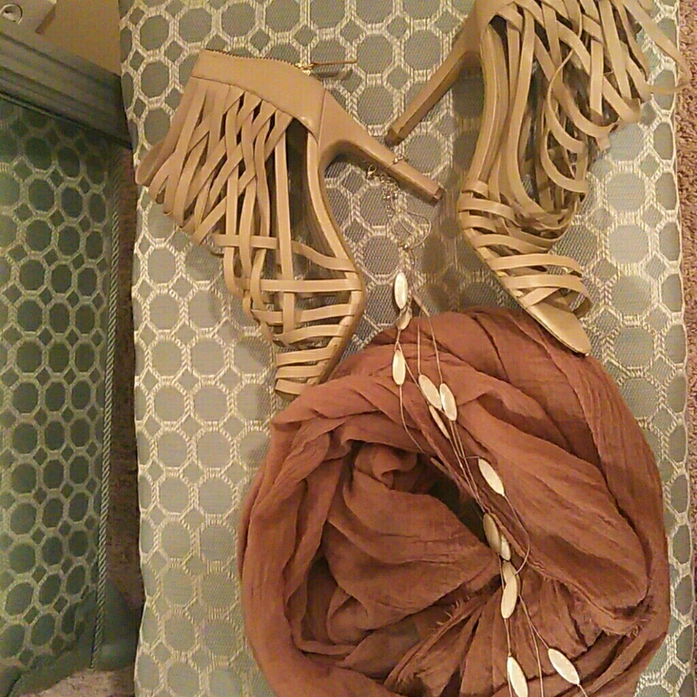 Jessica Simpson strappy heels