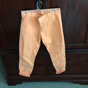 Orange khakis by Gap