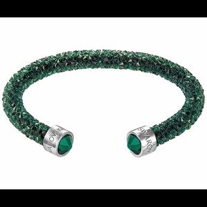 Swarovski Crystaldust Cuff, Green