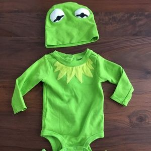 Disney Store Kermit the Frog Onesie Costume (6-12)