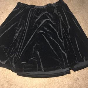 Velvet skirt