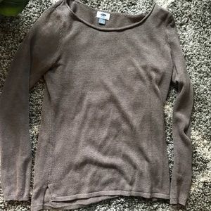 Oversized knitted sweater