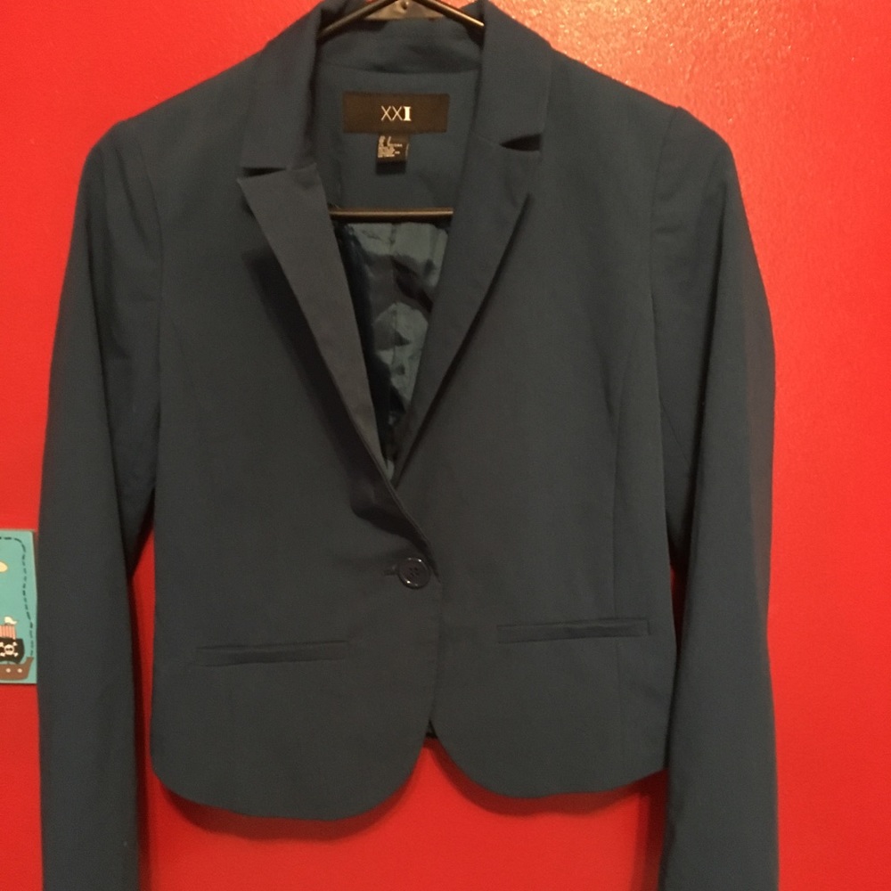 Forever 21 navy blue blazer