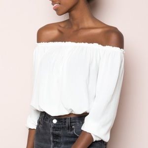 Brandy off the shoulder top
