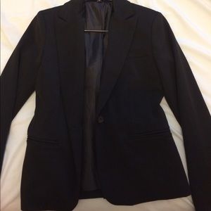Express Black One Button Blazer/Tux