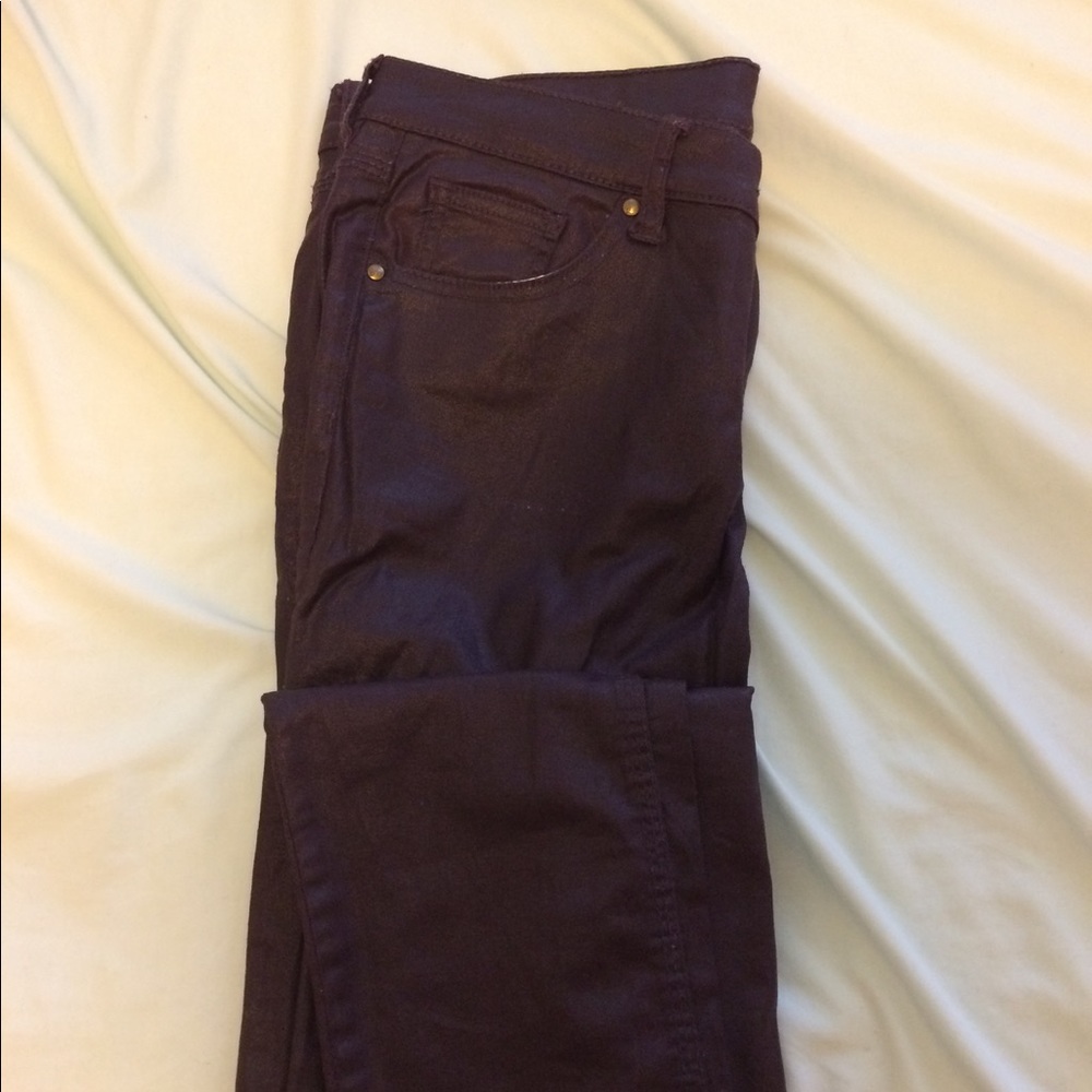 Dark Purple Stretchy Skinny Jeans size 6