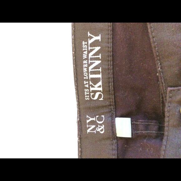 Dark Purple Stretchy Skinny Jeans size 6 - Picture 3 of 6