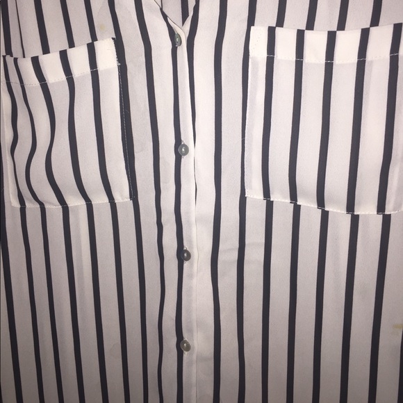 Chiffon striped blouse - Picture 2 of 2