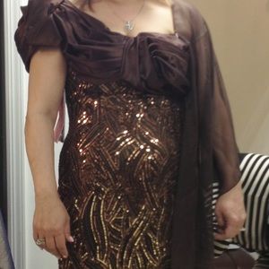 Mother of the bride dress, all beaded