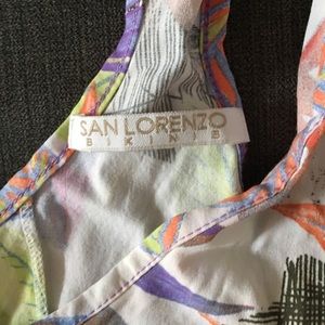 San Lorenzo Tops - San Lorenzo tropical crop top coverup sz M San Lorenzo Tops - San Lorenzo tropical crop top coverup sz M