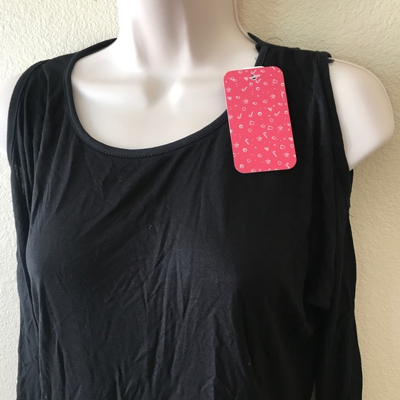 Off-Shoulder High Low Top - Picture 3 of 4