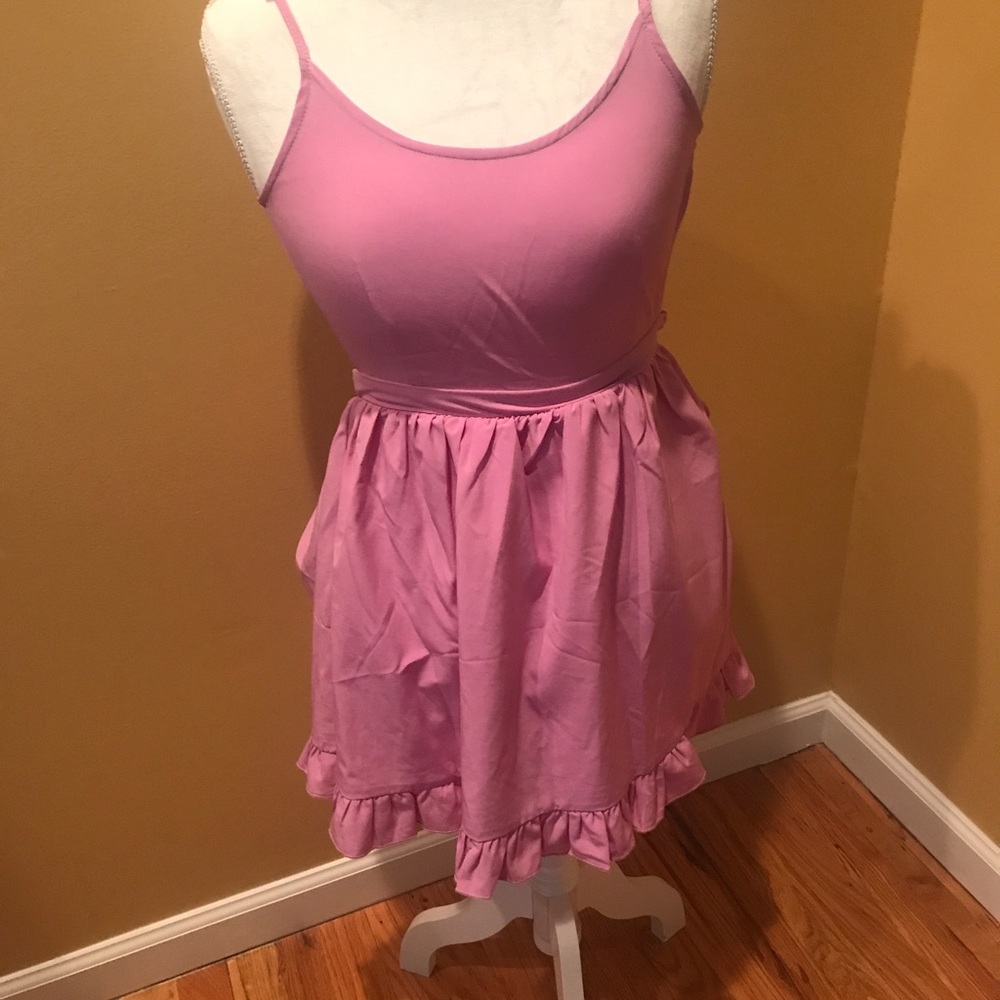 Pink Tobi backless summer dress