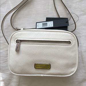 Marc by Marc Jacobs Sally Leather Cross Body White