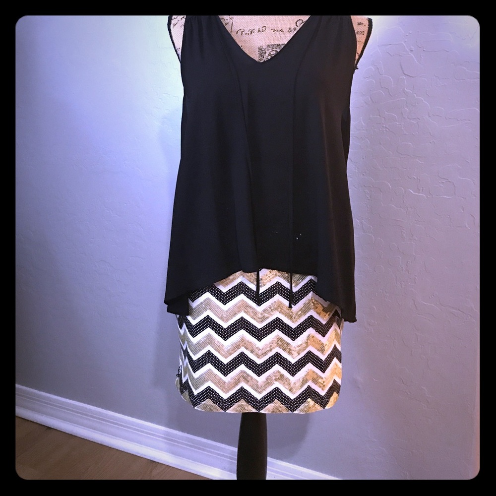 Francesca's sequin skirt