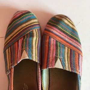 Multi color Vans shoes!