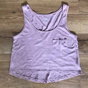 American Eagle Pink Tank Crop Top