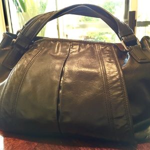 Black Kenneth Cole Vegan Leather Handbag