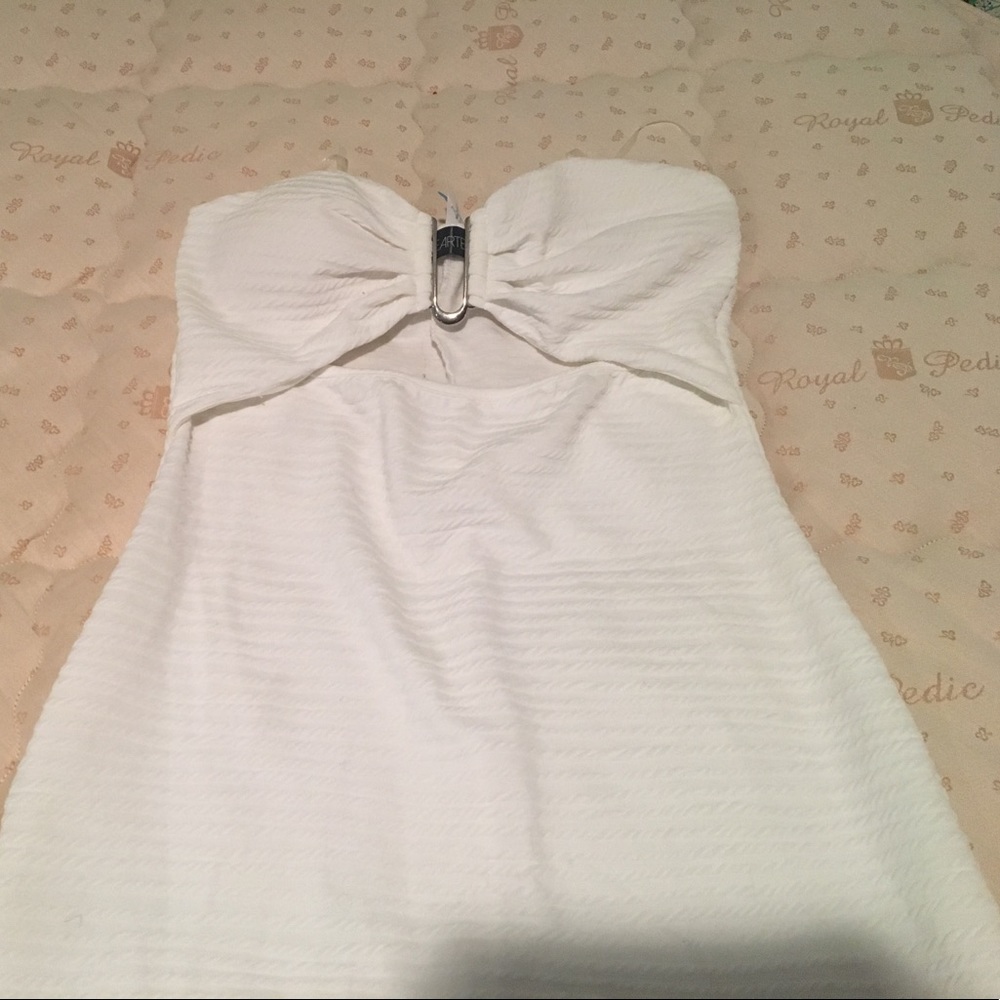 Strapless bodycon dress