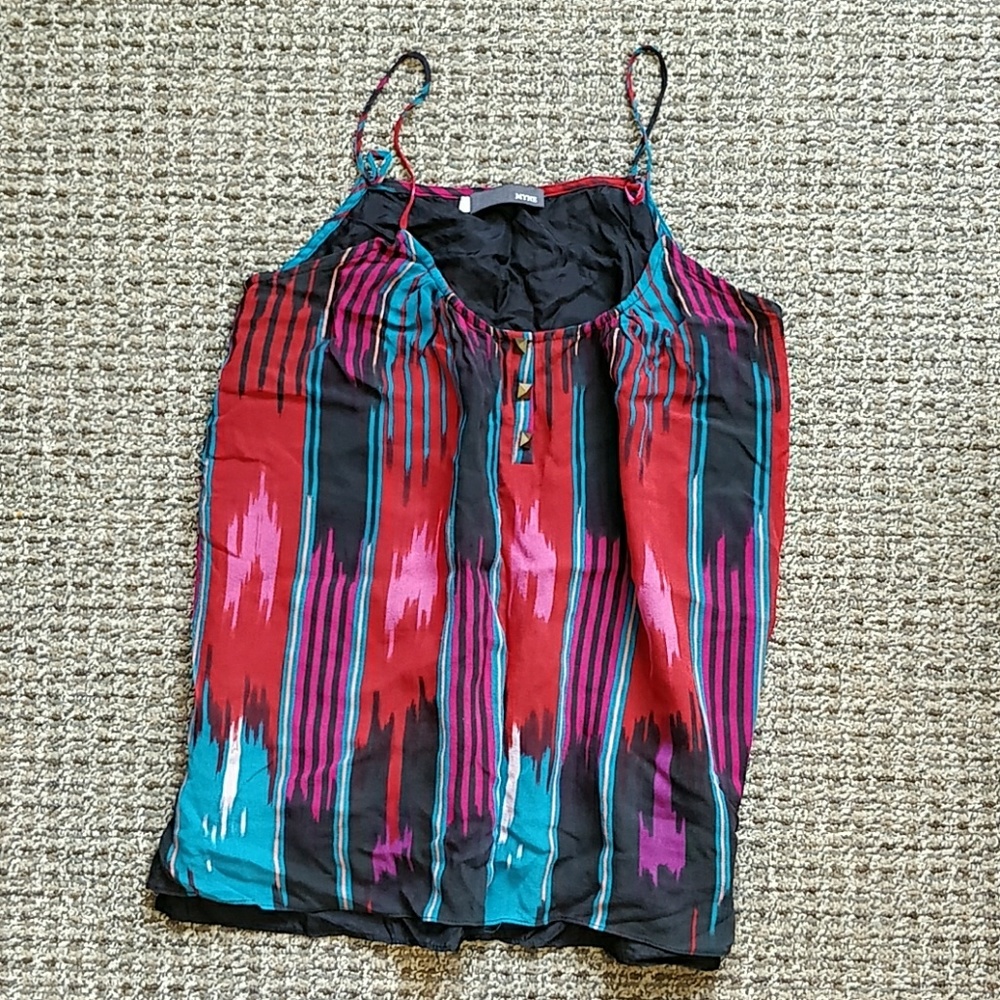 Myne 100% silk printed camisole