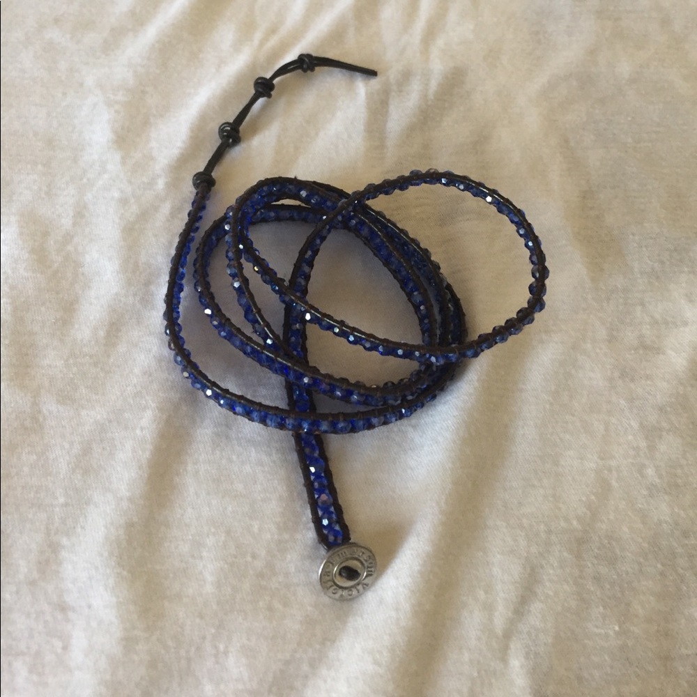 Victoria Emerson sapphire blue wrap bracelet