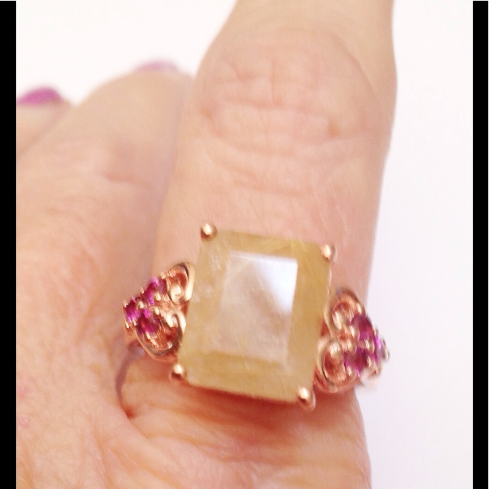 Rutilated Quartz, Golden