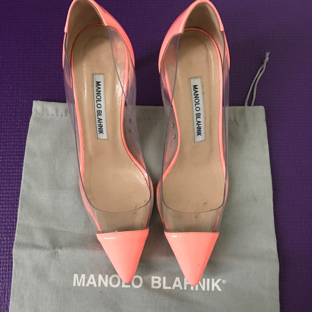 Pre loved Manolo pvc heel