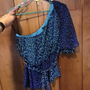 Rampage One Shoulder Party Top