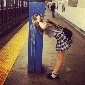 American Apparel Plaid Skirt