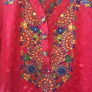 Indian long kameez / tunic with dupatta