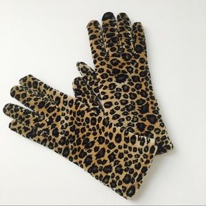 Women's Leopard Print Gloves by Cejon Accessories