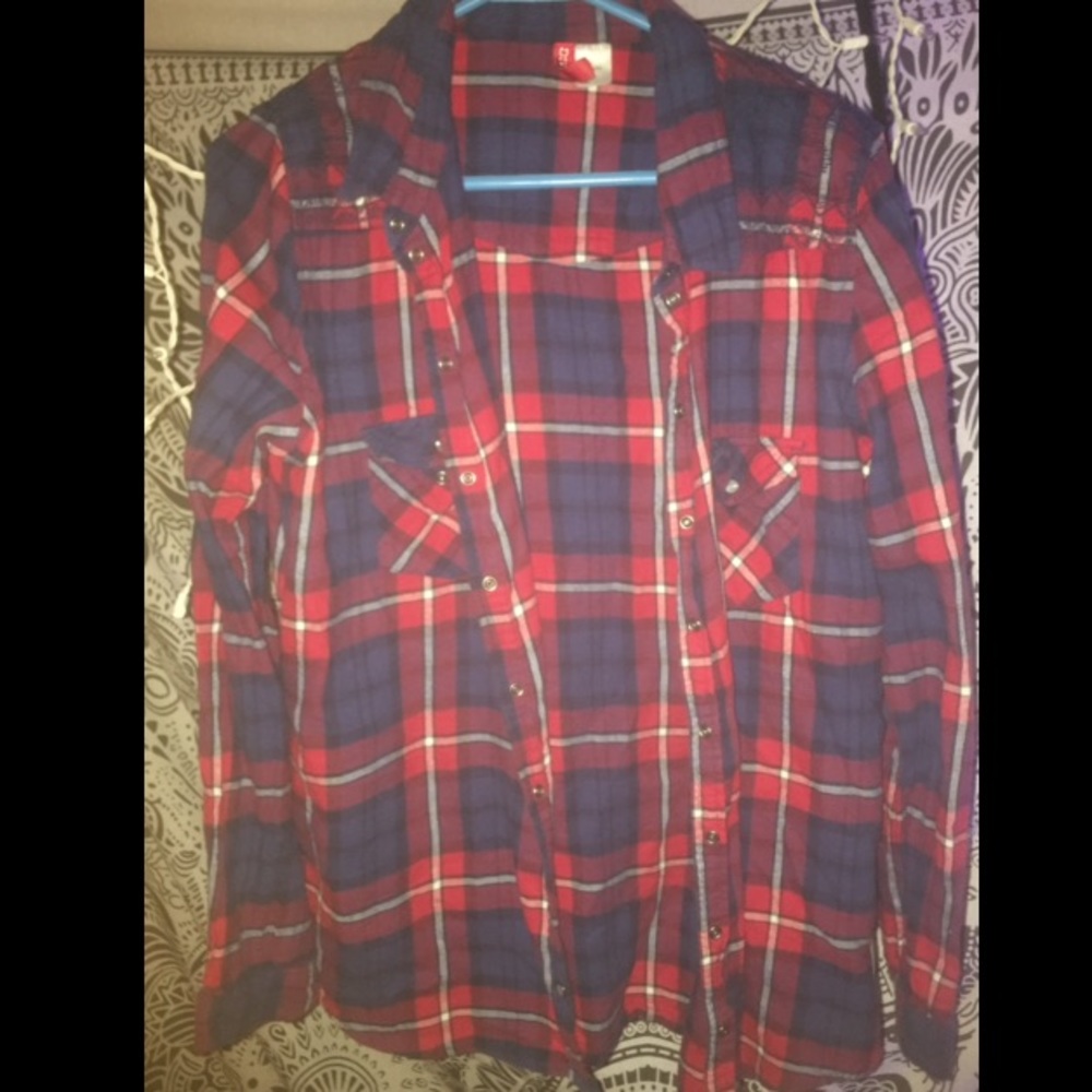 Red H&M flannel