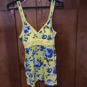 Abercrombie & Fitch Floral Tank Top