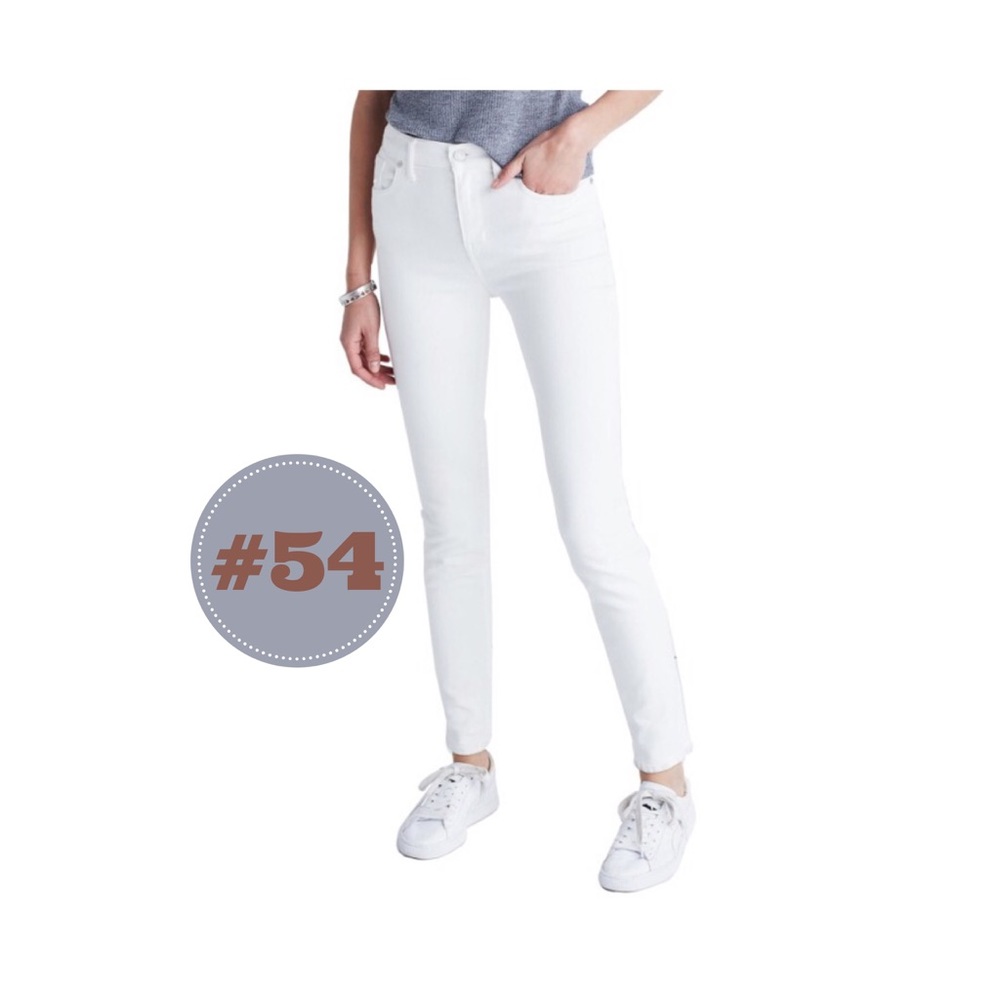 White Denim Skinny Jeans