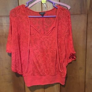 Express T Shirt Poncho