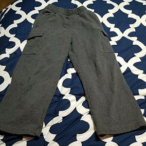 Boy's Fleece Pants w/Cargo pockets, Size S(6-7)