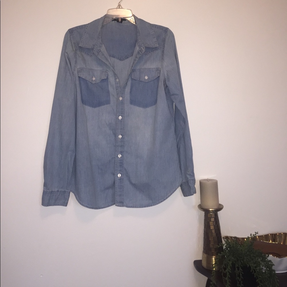 Cozy denim shirt