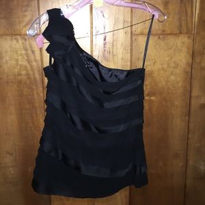 White House Black Market One Shoulder Dressy