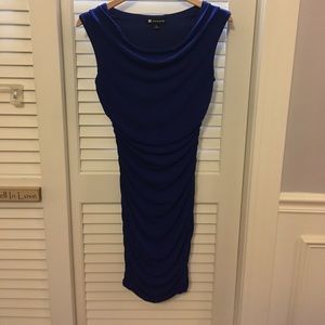 Blue Form Fitting Dress