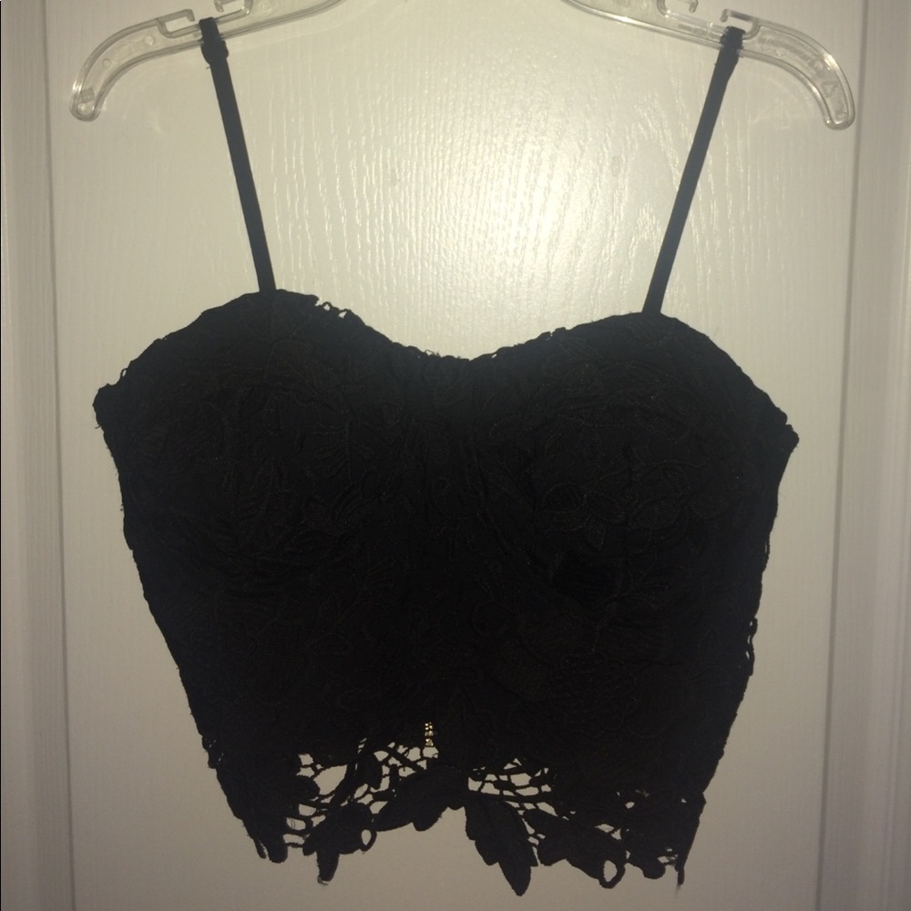 Laced Cropped Tank