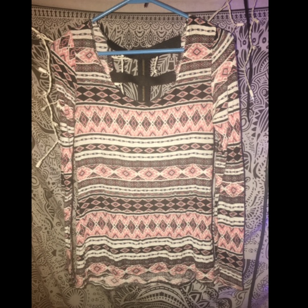Pink tribal shirt