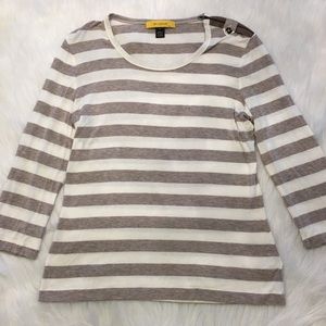 St. John Striped Top
