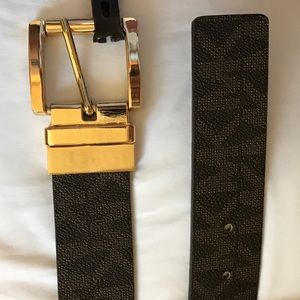 💖MK Brown/Monogram Reversible belt💖 Sz L