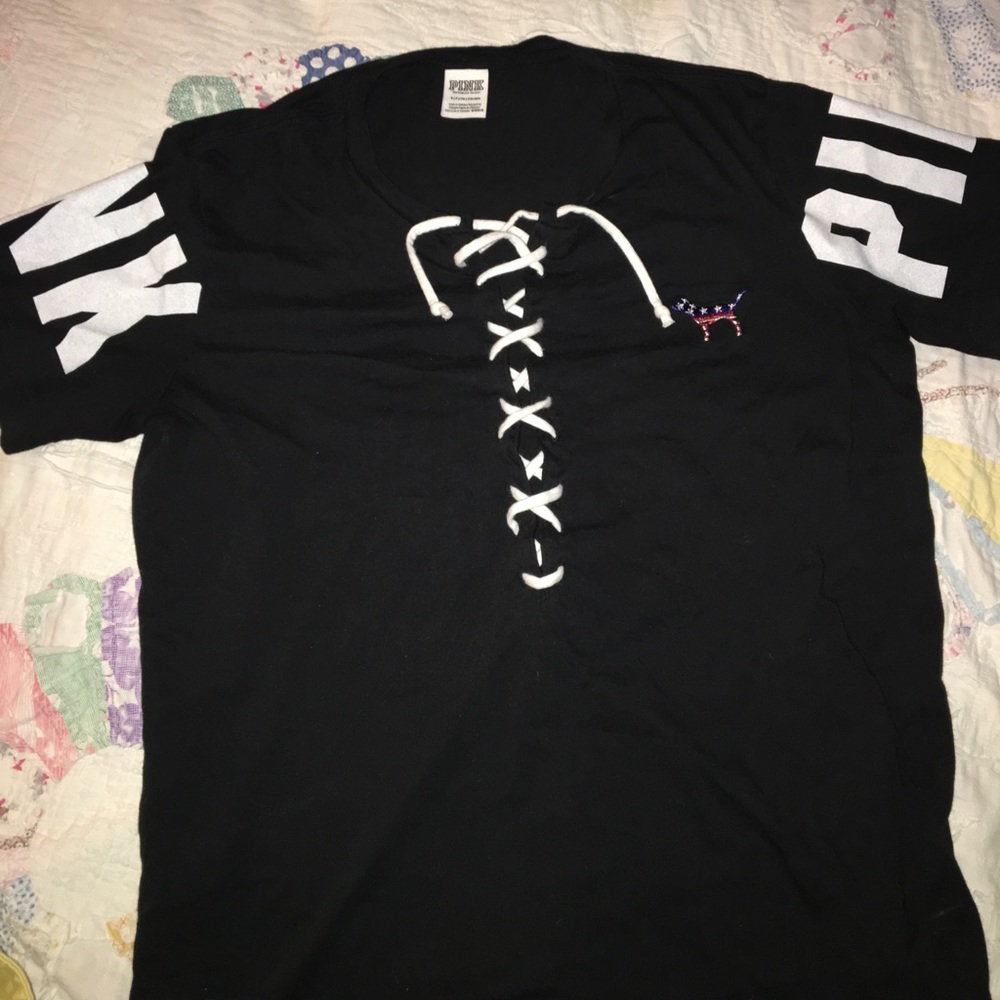 Pink vs 4 July shirt