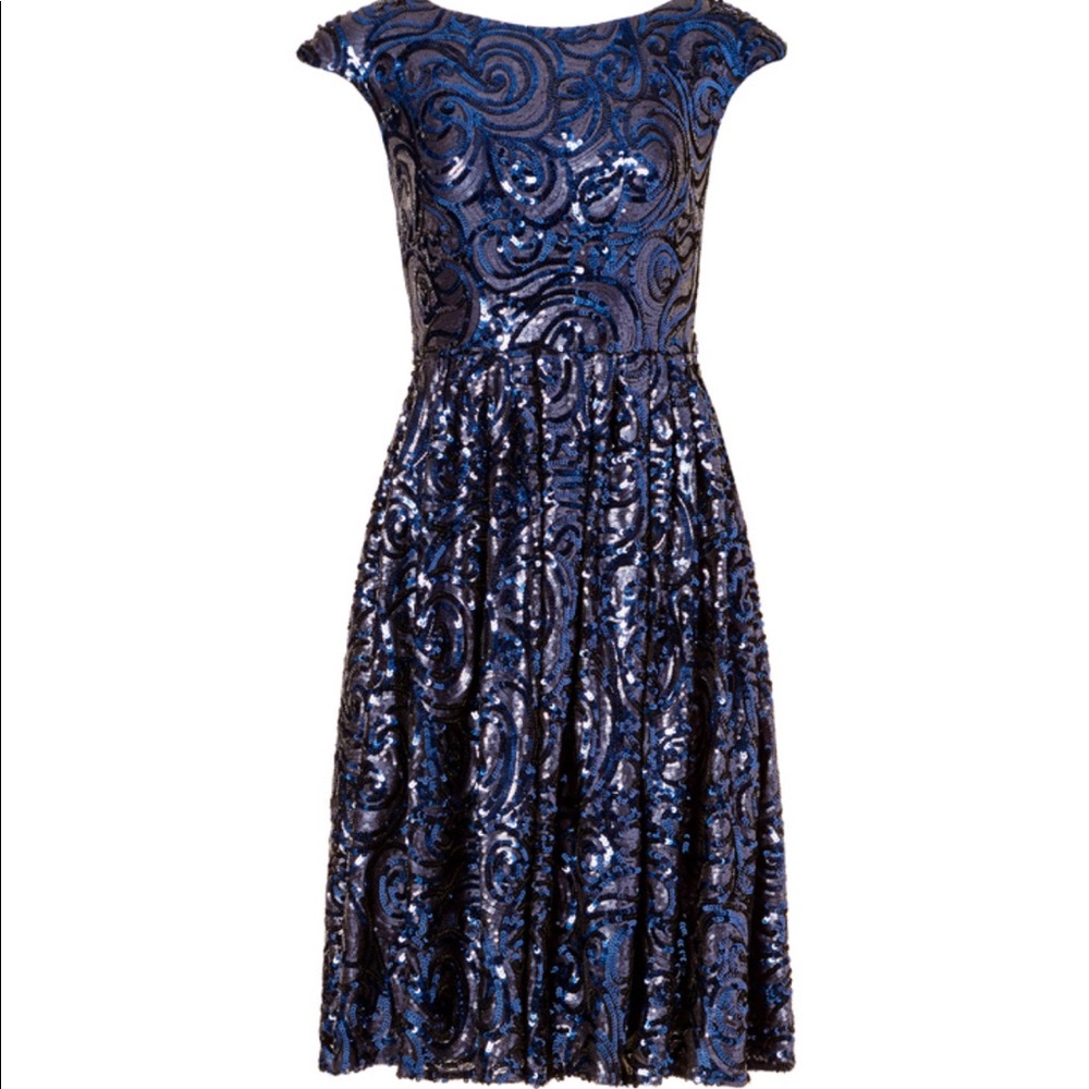 Badgley Mischka Sequence Party Dress