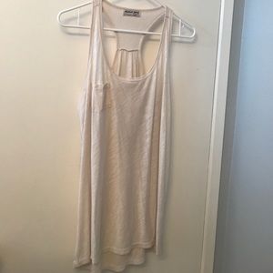 Michael Stars white racer back tank