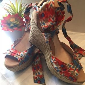 UGG Wrap Espadrilles, wedge heels
