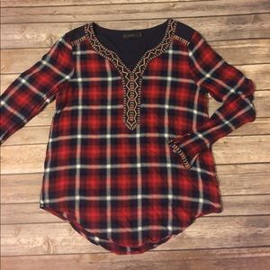 THML Plaid Top