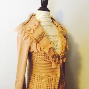 Cupio Fur trimmed cardigan