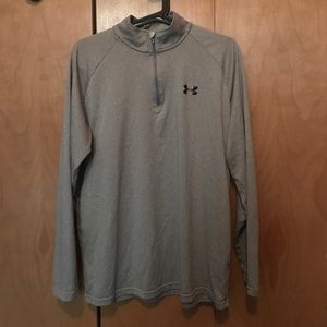 Medium Gray Under Armour Quarter Zip